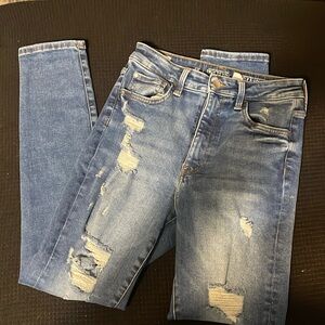 H&M distressed jeans